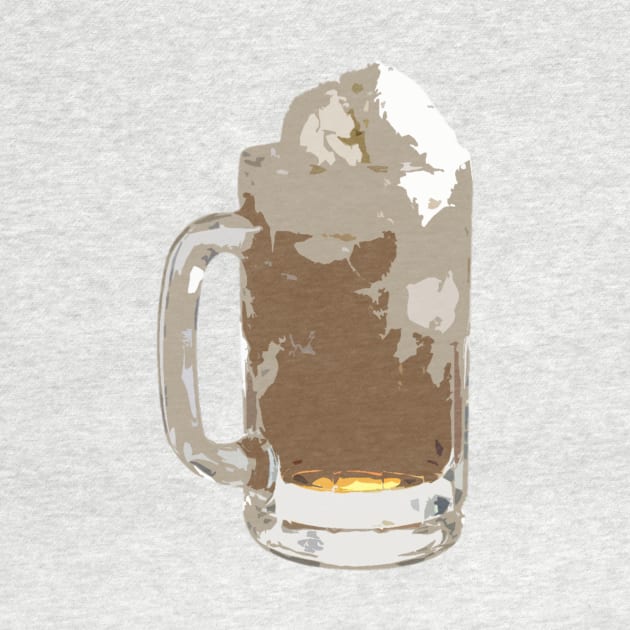 Root Beer Float Cartoon Design by oggi0